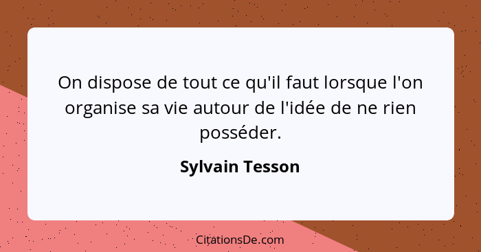 L'écrivain Sylvain Tesson va bientôt sortir de l'hôpital